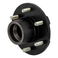 Idler Hub with Races/Wheel Studs; 6;000-lb. Axles; 6 on 5-1/2in. Bolt Pattern image 2