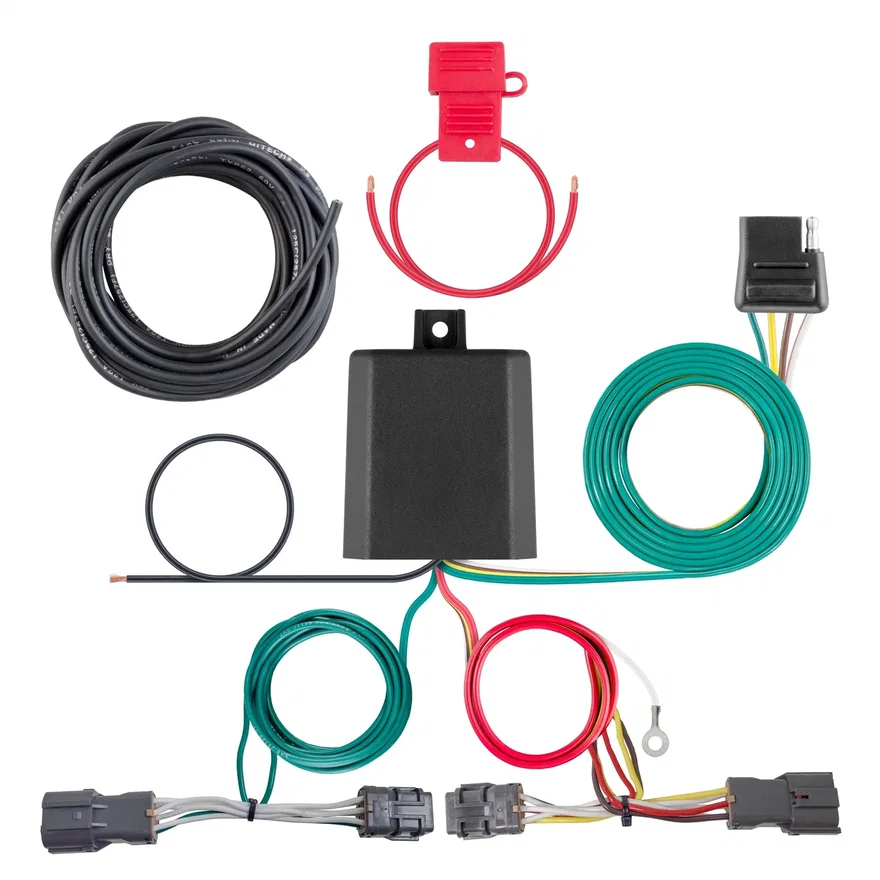 Custom Wiring; 4-Way Flat Output; Select Hyundai Entourage; Kia Sedona; Seltos