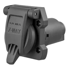 Heavy-Duty 7-Way RV Blade Connector Socket (Vehicle Side) image 1