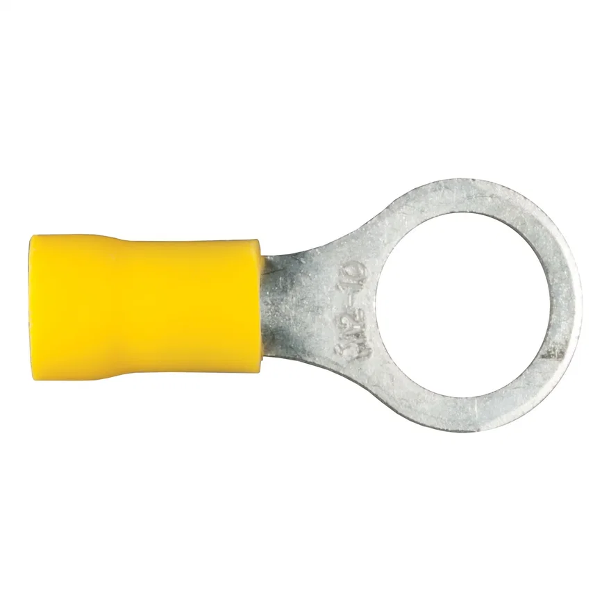 Ring Terminals (12-10 Wire Gauge; 3/8in. Stud Size; 100-Pack)