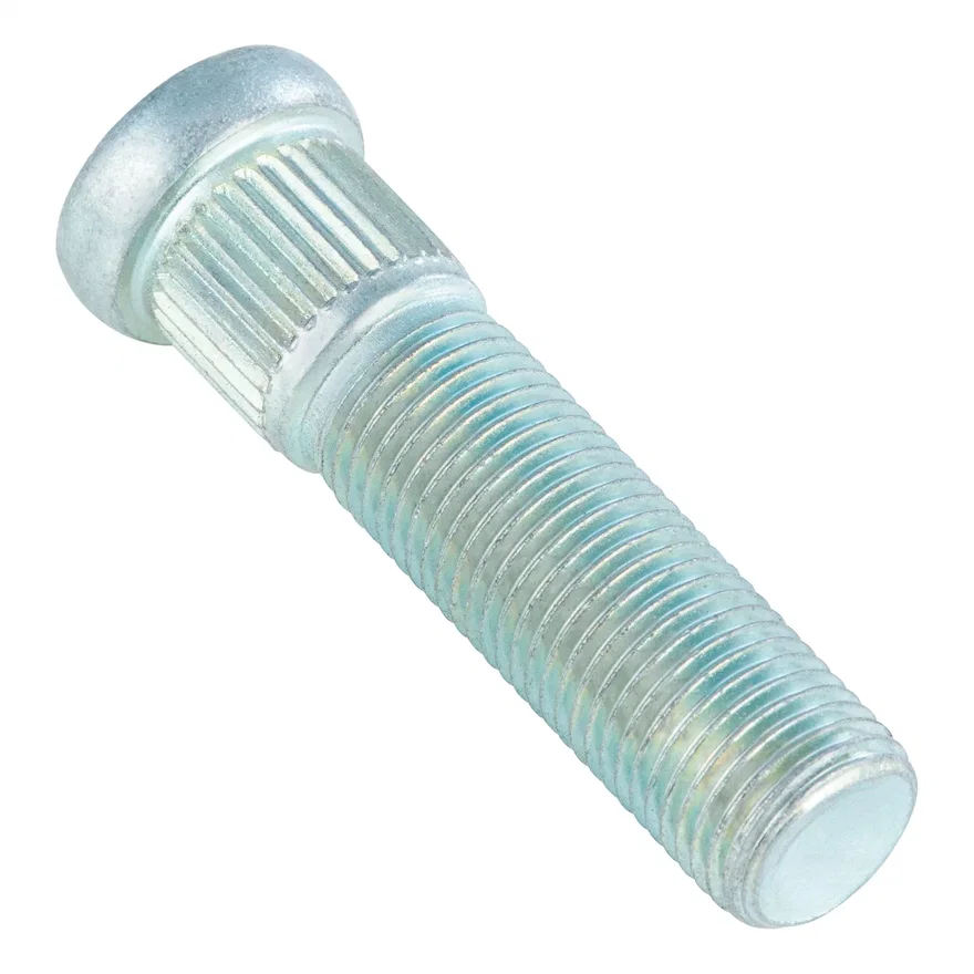 Trailer Axle Wheel Bolt-0.545in. Knurl; 1/2in.-20 Thread End; 2in. Shoulder Leng
