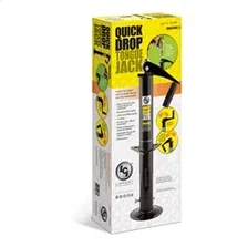 Quick Drop Drill-Operated Tongue Jack; 2;000 lbs; 14in. Travel image 3