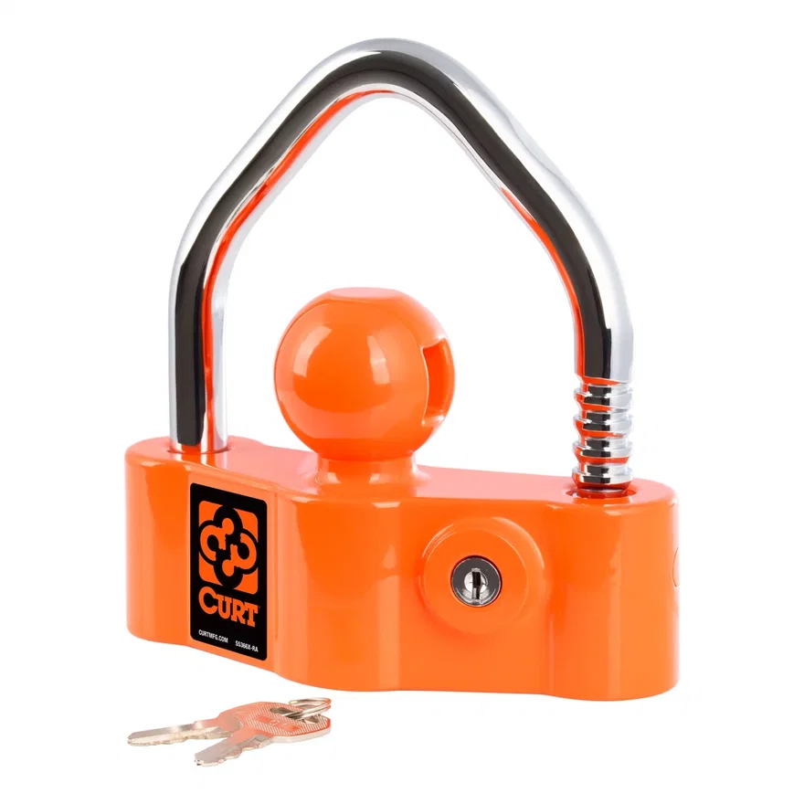 Universal Heavy-Duty Trailer Coupler Lock