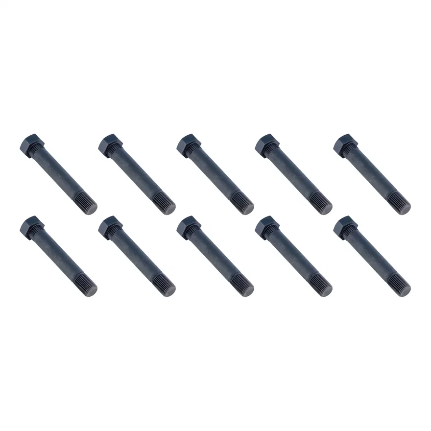 Trailer Suspension Hex Bolt; 9/16in. Diam.; 9/16in.-18 Thread; 3-1/2in. L.; 10 P