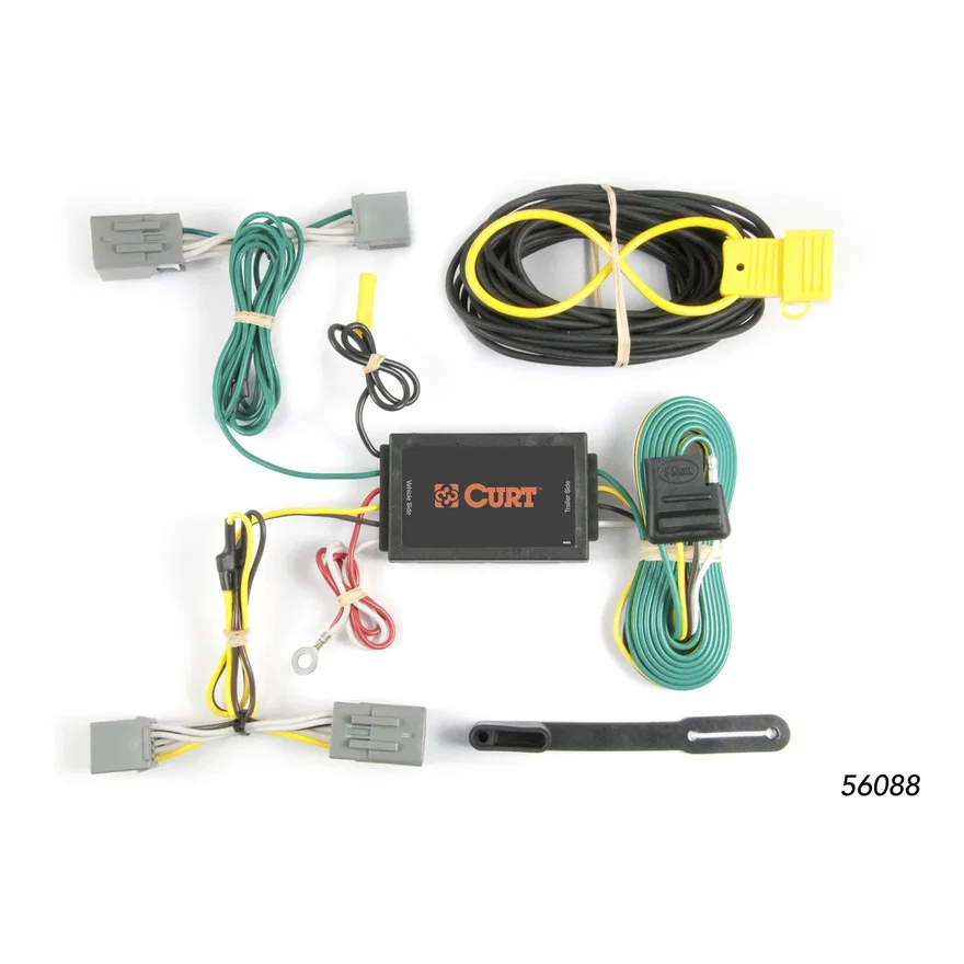 Custom Wiring Harness; 4-Way Flat Output; Select Ford Mustang