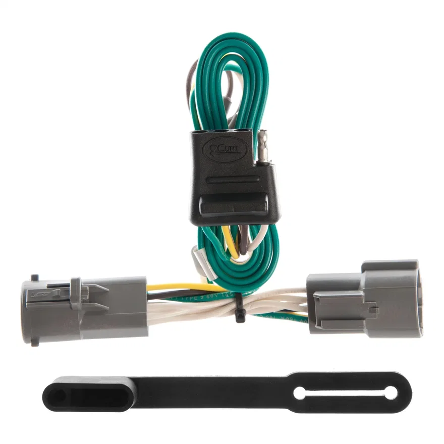 Custom Wiring Harness; 4-Way Flat Output; Select Ford F-150; F-250; HD; F-350
