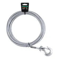 50ft. Winch Cable with Snap Hook (5;600 lbs.) image 1