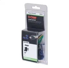 4-Way Flat Connector Plug with 12in. Wires and Hardware (Trailer Side; Packaged) image 2