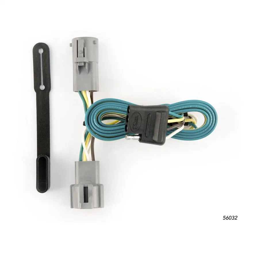 Custom Wiring Harness; 4-Way Flat Output; Select Ford F-250; F-350 Super Duty