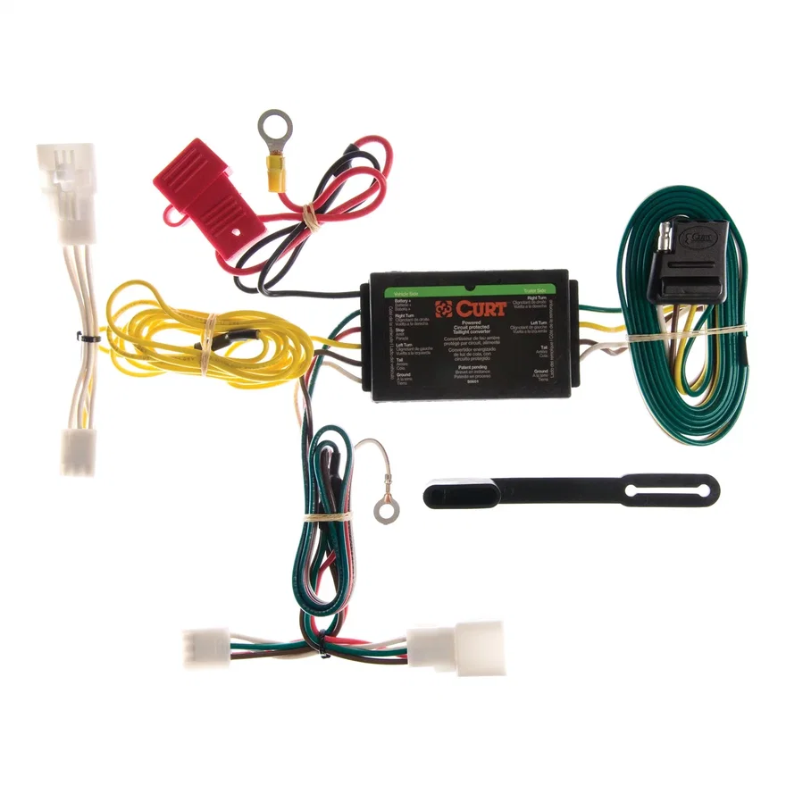 Custom Wiring Harness; 4-Way Flat Output; Select Toyota Prius
