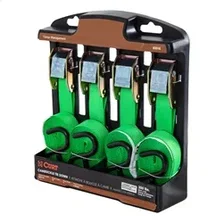 16ft. Dark Green Cargo Straps with S-Hooks (300 lbs; 4-Pack) image 2