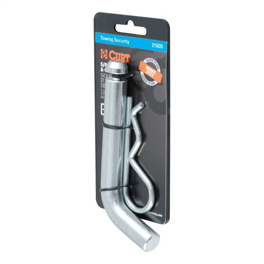 5/8in. Hitch Pin with Groove (2in. Receiver; Zinc; Packaged)