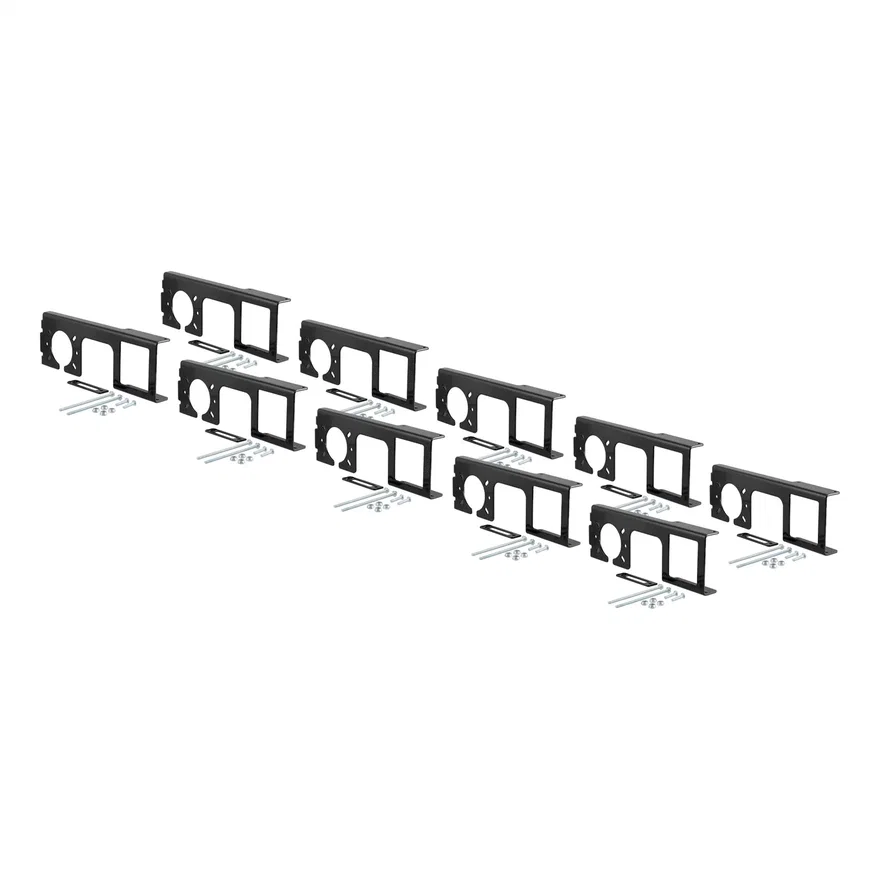 Easy-Mount Wiring Brackets for 4 or 5-Flat/6 or 7-Round (2in. Receiver; 10-Pack)