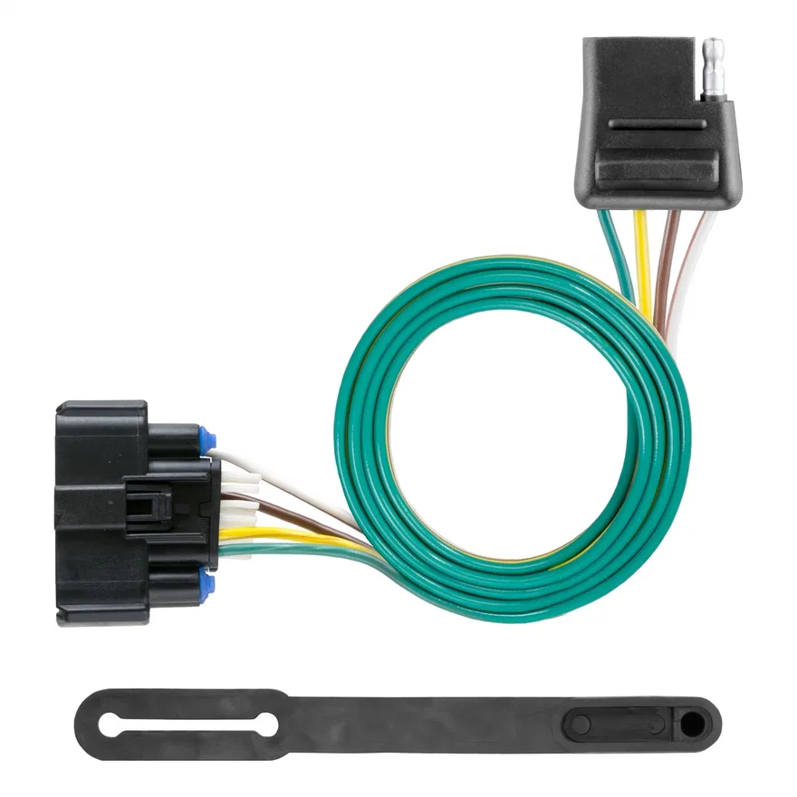 Custom Wiring Connector; 4-Way Flat Output; Select Chevrolet Traverse