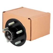 Idler Hub with Races/Wheel Studs; 2;200-lb. Axles; 5 on 4-1/2in. Bolt Pattern image 1