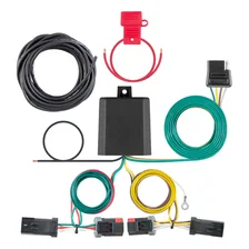 Custom Wiring Harness; 4-Way Flat Output; Select Jeep Compass image 1