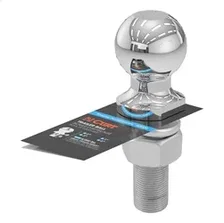 2in. Trailer Ball (1in. x 3in. Shank; 6;000 lbs.; Chrome) image 2