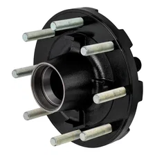 Standard Threaded Idler Hub Assembly w/Races/Wheel Studs; 16;000-lb. Axles image 2