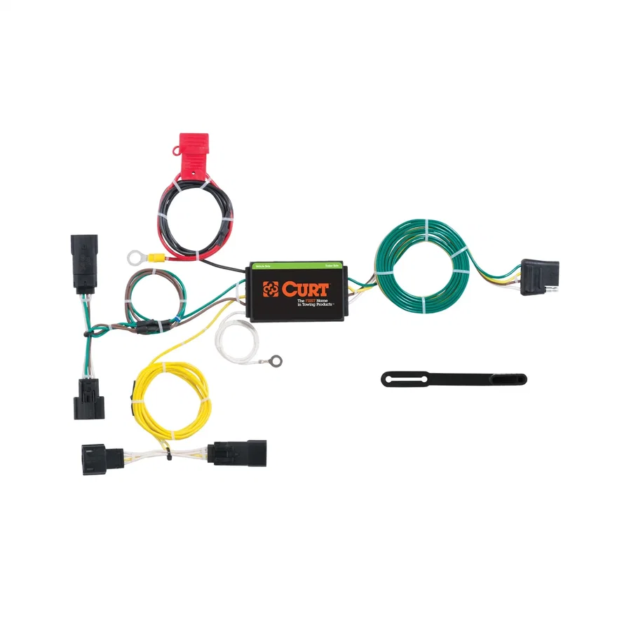 Custom Wiring Harness; 4-Way Flat Output; Select Dodge Charger