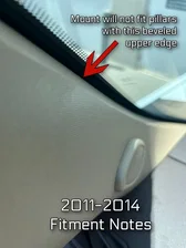 CTS3 Pillar Display Mount 2007.5-2014 GM 2500/3500 image 2