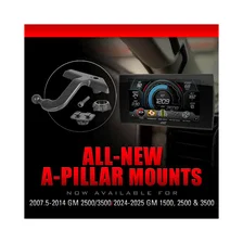 A-Pillar Display Mount 2024-2026 GM 2500/3500 and 2022.5-2026 GM 1500 Refresh image 4