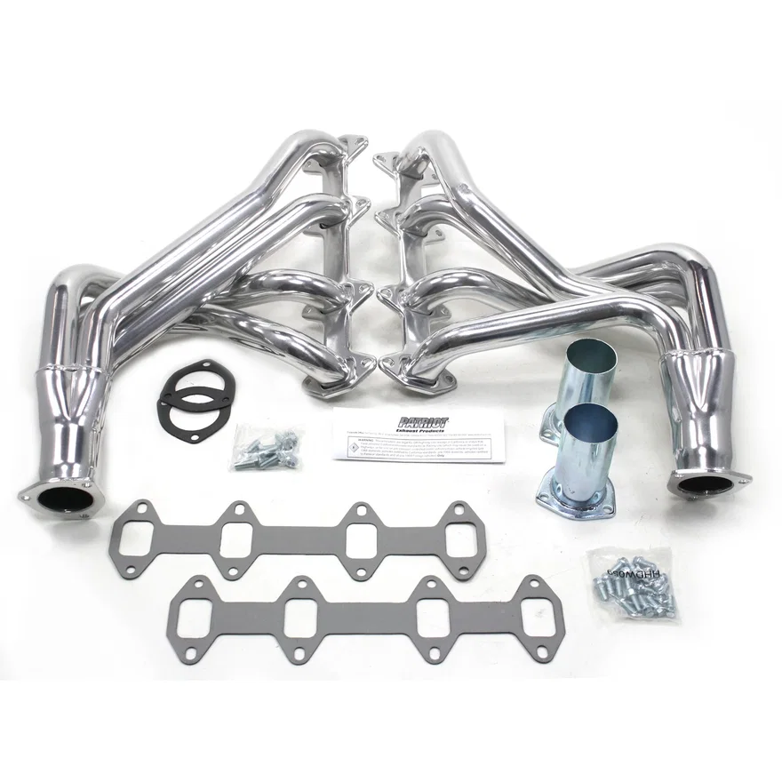 Long Tube Silver for 1965-1976 Ford F-100/F-150