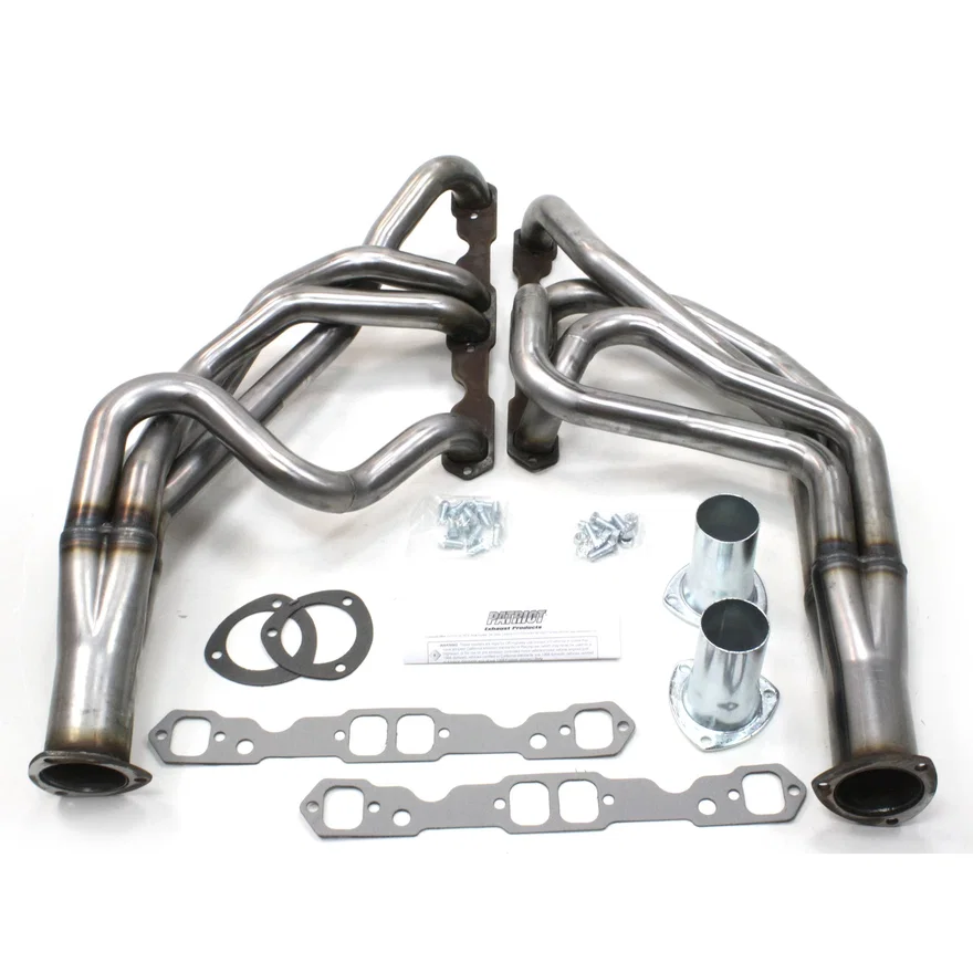 Long Tube Raw Steel for 1955-1957 Chevrolet SBC