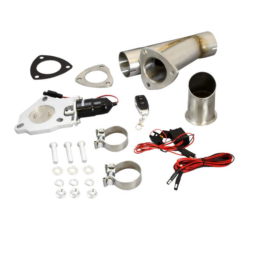 2.5" Electric Cutout Single System w/remote