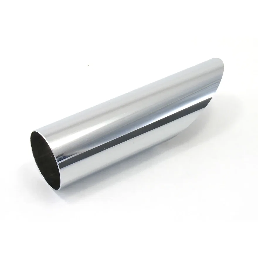 Exhaust Tip Slash Cut chrome