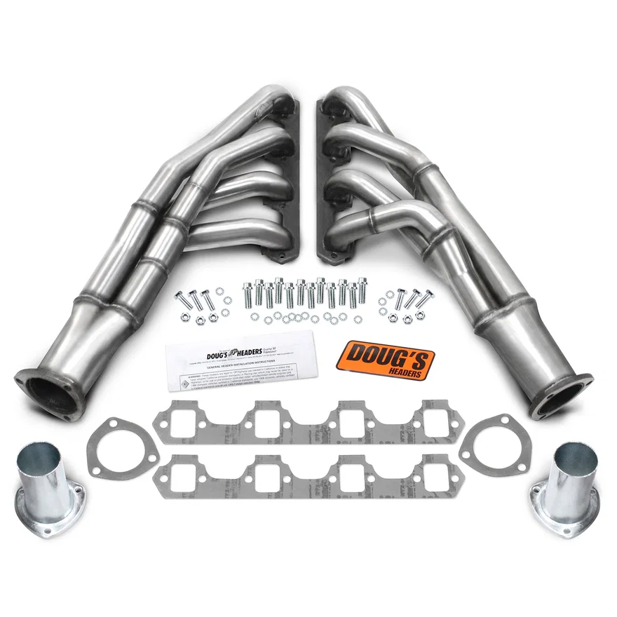 Tri Y Header 66-70 Ford 351W Windsor W/O EGR/A.I.R. 1 3/4-2" Primary 2 1/2" Collector 304 Stainless