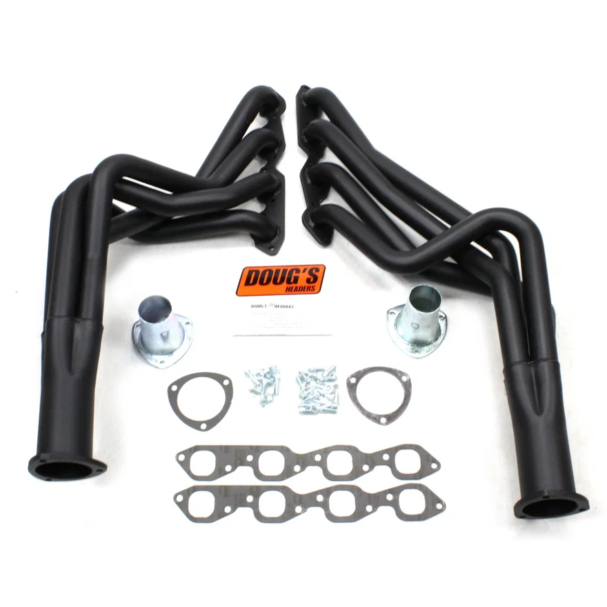Long Tube Header 70-81 GM F & A Body 396-502 BBC 1 7/8" Primary 3 1/2" Collector Black Hi Temp Coated