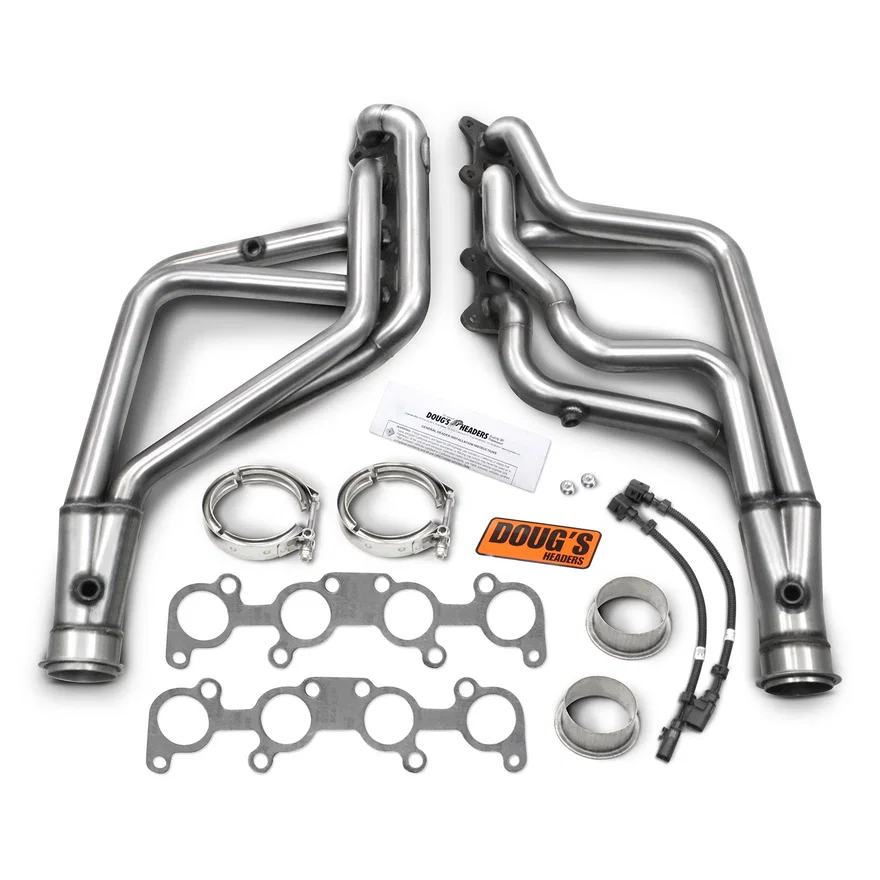 Long Tube Header 65-73 Ford 5.0L Coyote Engine Swap 1 3/4" Primary 3" Collector 304 Stainless