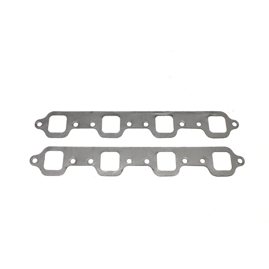 Ford 351W (World Product Head with 3" center to center exhaust botl pattern) rectangle port  Header Flange Gaskets