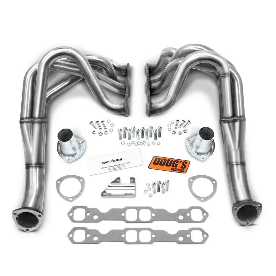 Fenderwell Header 62-67 Chevy II 265-400 SBC W/O EGR/A.I.R. 1 3/4" Primary 3" Collector 304 Stainless