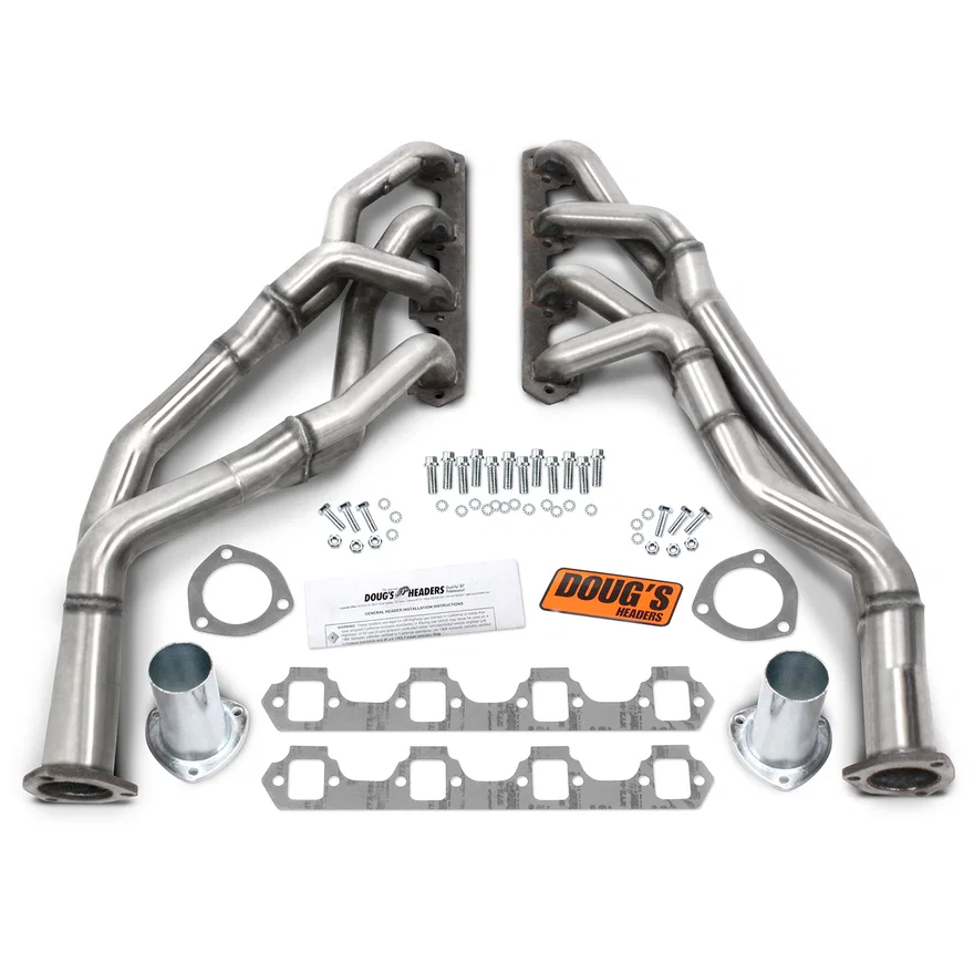 Tri Y Header 60-65 Falcon 260-302 SBF Standard Trans 1 5/8-2" Primary 2 1/2" Collector 304 Stainless