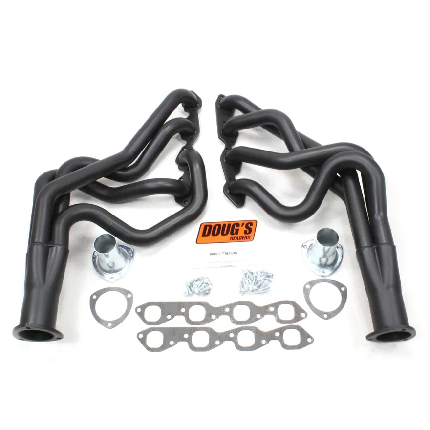 Long Tube Header 67-69 F Body/68-74 X Body 396-502 BBC 2" Primary 3 1/2" Collector Black Hi Temp Coated