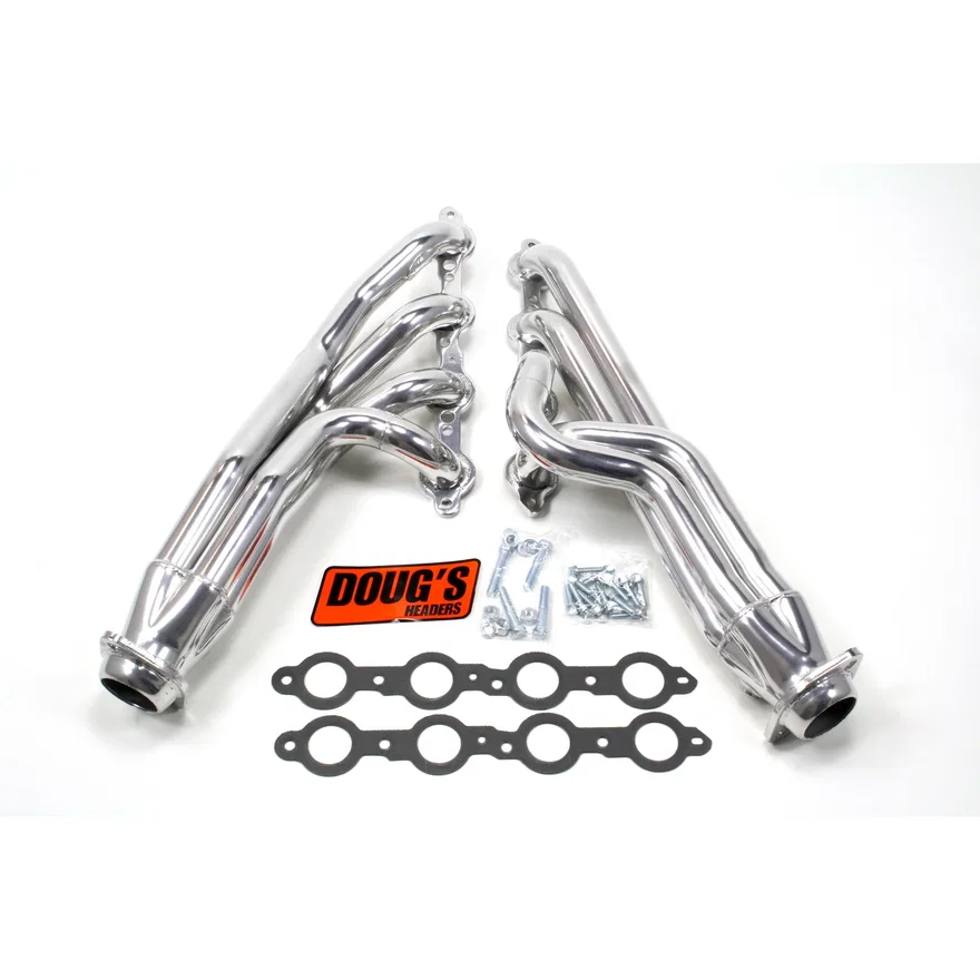 Mid Length Header 70-81 F Body/75-79 X Body 4.8-6.2L LS Engine Swap 1 3/4" Primary 3" Collector Silver Ceramic Coated