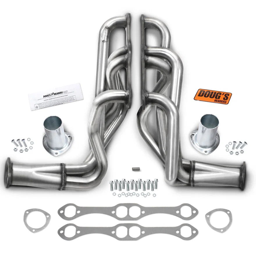 Long Tube Header 58-64 Chevy 348-409 W Block 1 5/8" Primary 3" Collector 304 Stainless