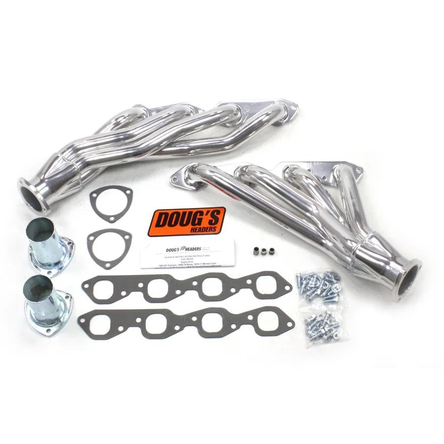 Mid Length Header 64-77 GM F, G, & A Body 396-502 BBC 1 3/4" Primary 3" Collector Silver Ceramic Coated