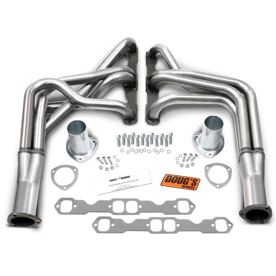 Long Tube Header 70-81 GM F Body 265-400 SBC 1 3/4" Primary 3" Collector 304 Stainless