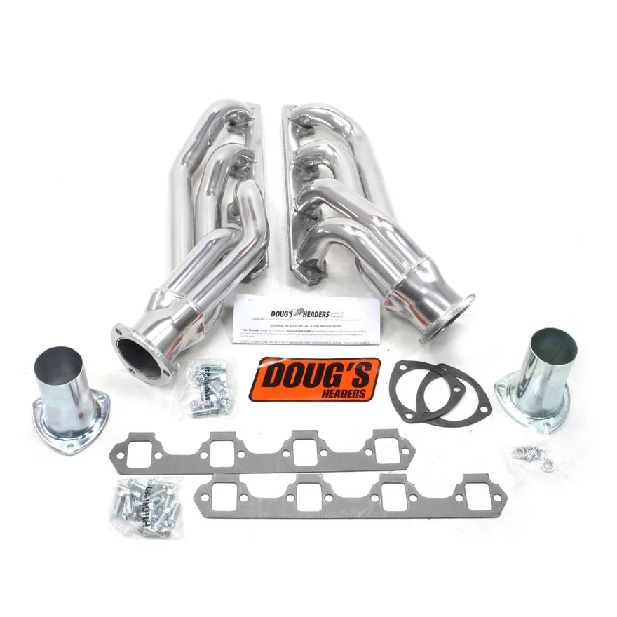 Mid Length Header 65-73 Mustang 260-302 SBF 1 5/8" Primary 3" Collector Silver Ceramic Coated