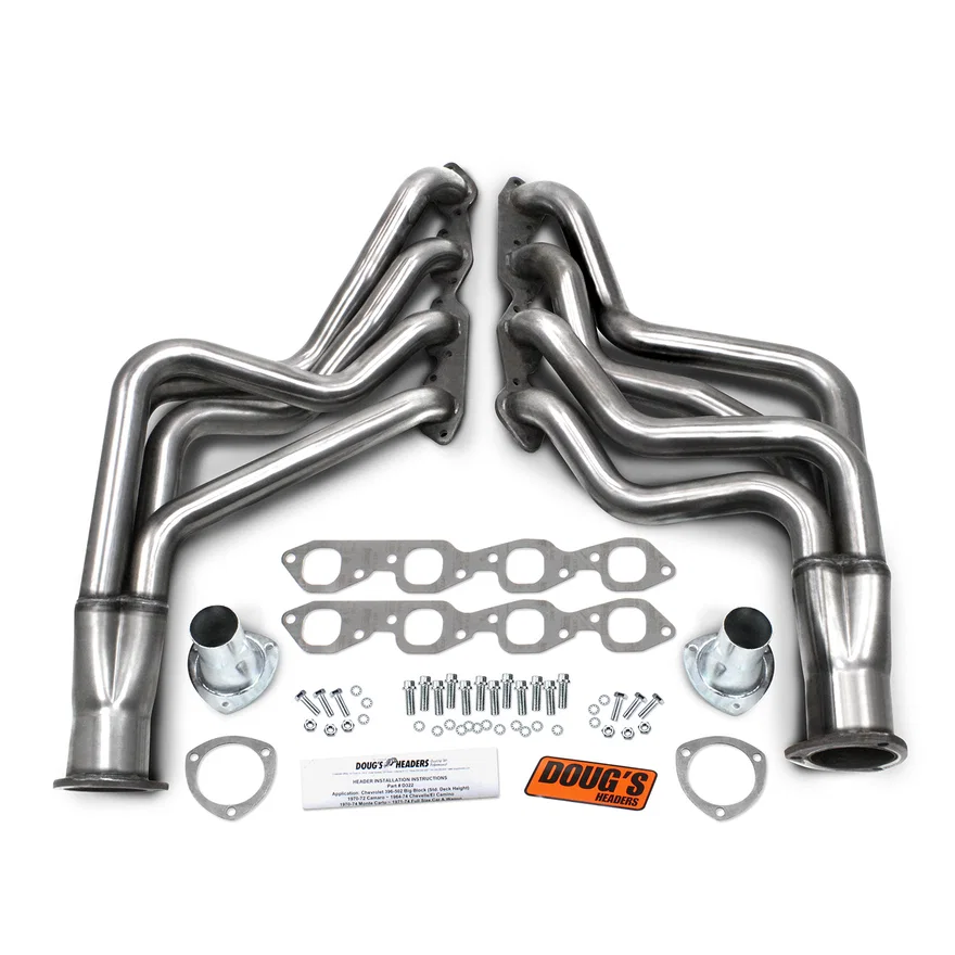 304 Stainless Long Tube Header 67-74 GM A, F, G Body BBC 396-502 BBC 2" Primary 3 1/2" Collector