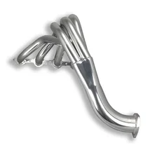 Fenderwell Header 62-67 Nova 4.8-6.2L LS Engine Swap 1 3/4" Primary 3" Collector Silver Ceramic Coated for Chevrolet Chevy II image 2