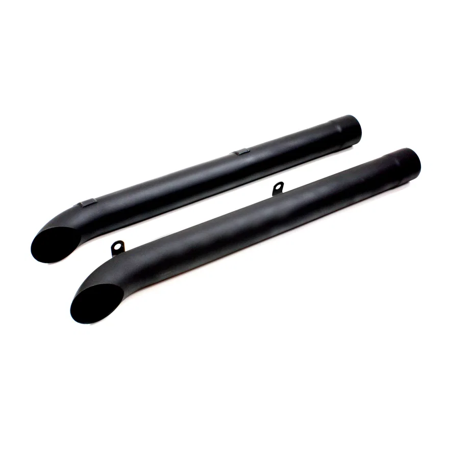 Side Tubes Corvette Sidemount Hi-Temp Black Coating