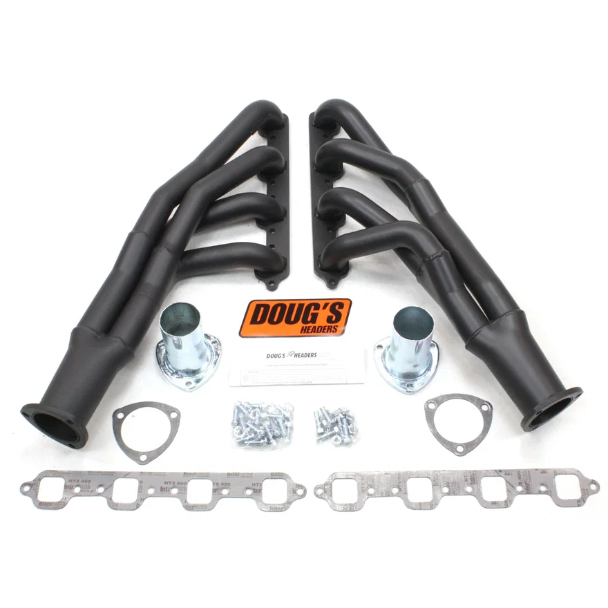 Tri Y Header 66-70 Ford 351W With Spread port pattern W/O EGR/A.I.R. 1 3/4-2" Primary 2 1/2" Collector Black Hi Temp Coated