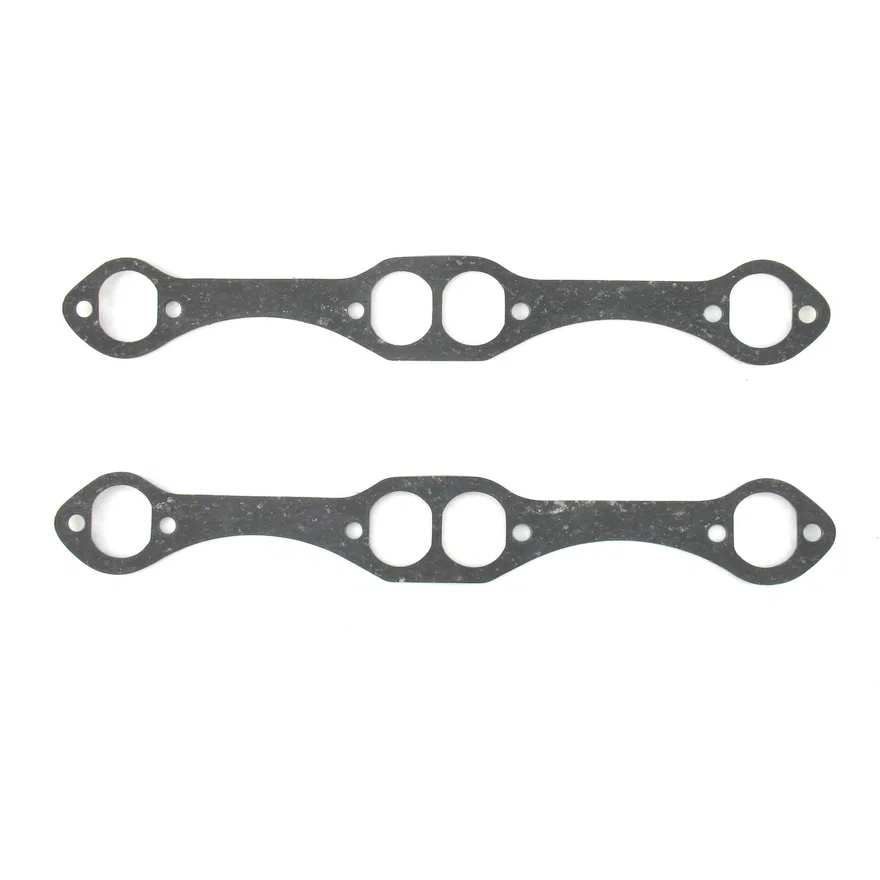 SB Chevrolet 283-400 oval  port Header Flange Gaskets