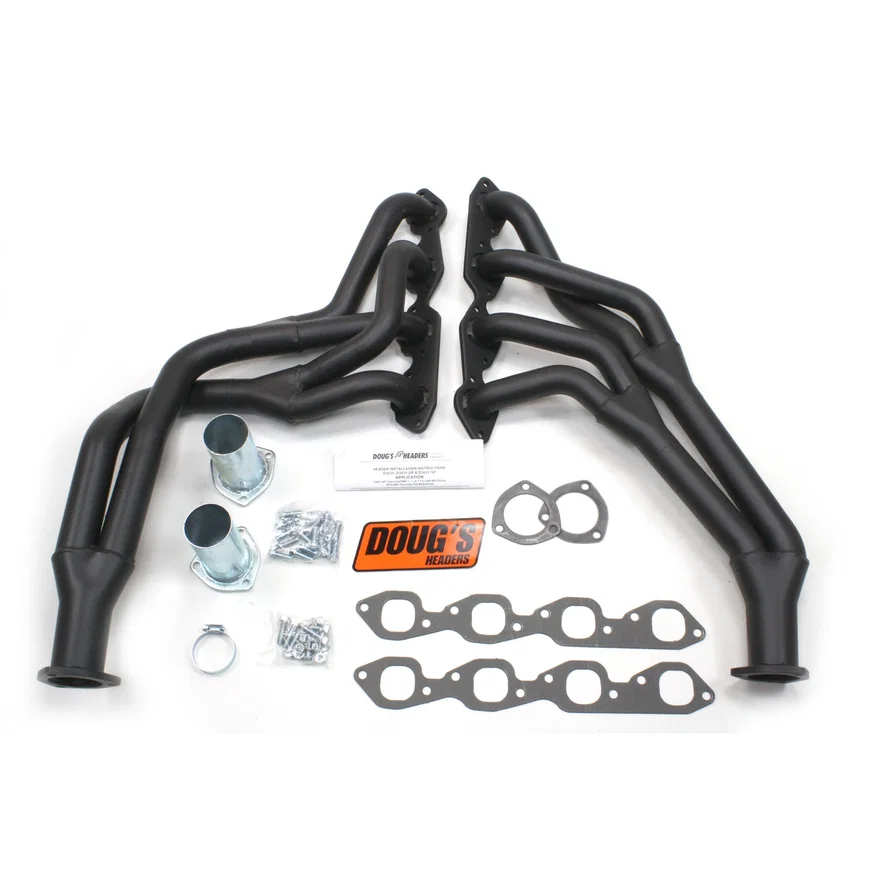 Tri Y Header 68-91 GM Truck 396-502 BBC 1 3/4-2" Primary 2 1/2" Collector Black Hi Temp Coated