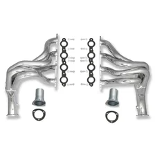 Fenderwell Header 62-67 Nova 4.8-6.2L LS Engine Swap 1 3/4" Primary 3" Collector Silver Ceramic Coated for Chevrolet Chevy II image 1