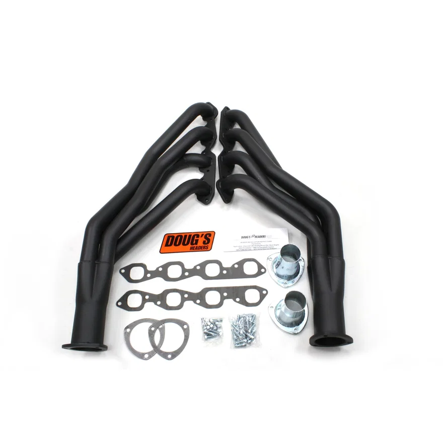 Long Tube Header 55-57 Chevy 396-502 BBC 2" Primary 3 1/2" Collector Black Hi Temp Coated