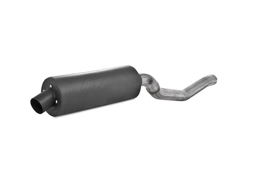 ATV Exhaust System With Sport Muffler for Yamaha YFM350F Wolverine 4x4